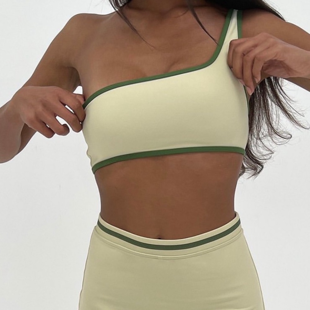 WeWoreWhat Tennis Collection Contract One Shoulder Bra